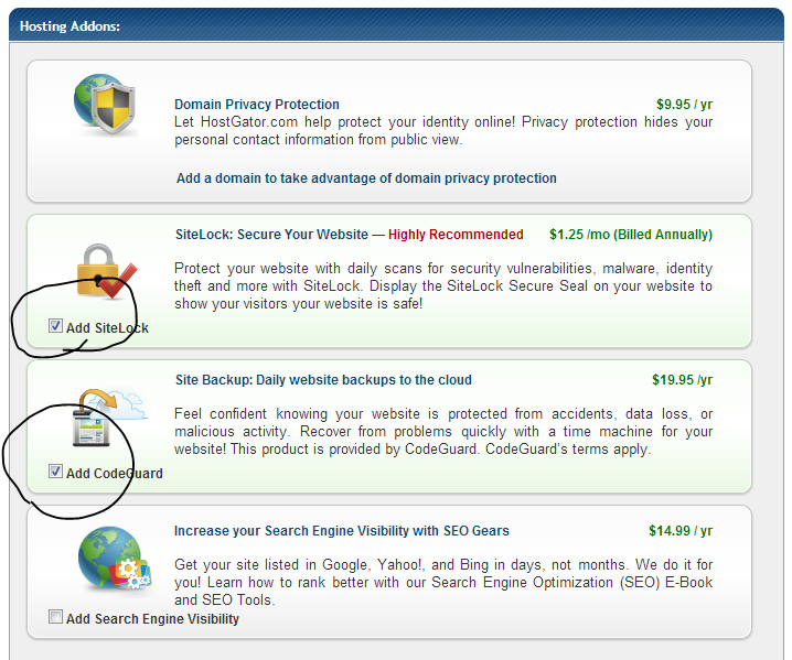 hosting addon